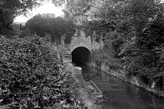 1904 view of Sapperton Canal Tunnel, Coates Portal