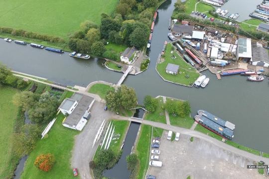 Saul Junction with Stroudwater and Gloucester & Sharpness Canal