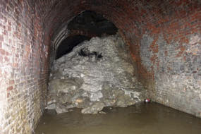 Inside Sapperton Canal Tunnel